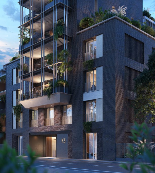 Vista da strada dell'ingresso - Tuberose Building